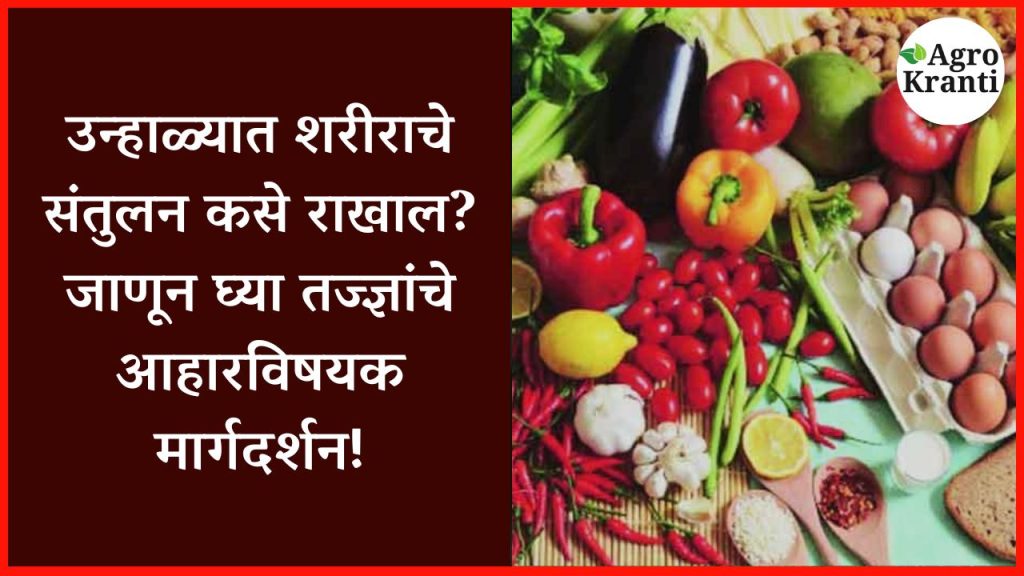 उन्हाळ्यात शरीराचे संतुलन कसे राखाल? जाणून घ्या तज्ज्ञांचे आहारविषयक मार्गदर्शन!