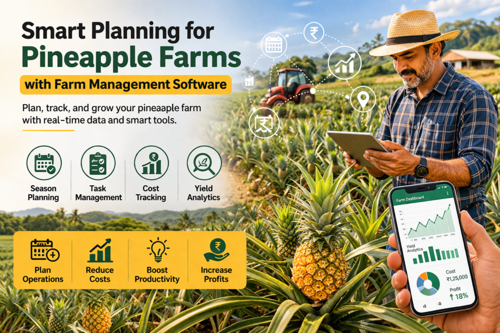 Smart Planning for Pineapple Farms with Farm Management Software