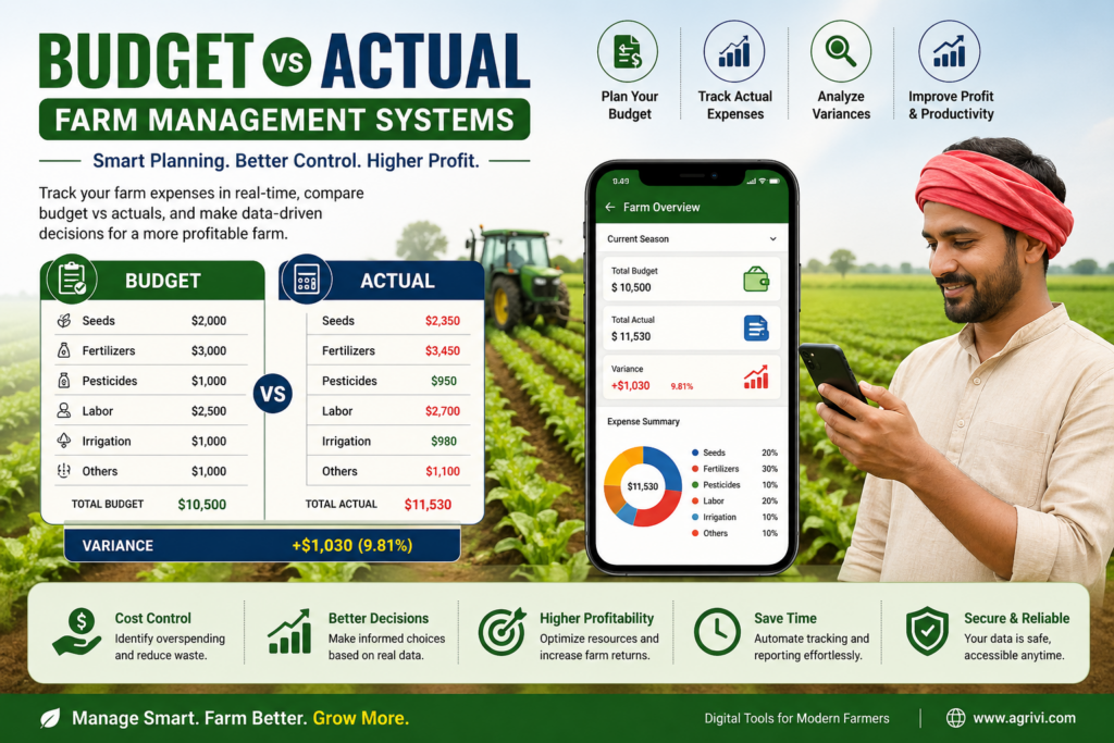 Budget vs Actual Farm Management Systems for Modern Agriculture